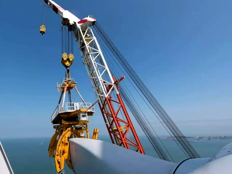 Marine wind field construction operation and maintenance